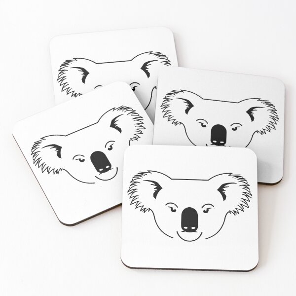 Item preview, Fierce Serenity: Minimalist Line Art of a Koala designed and sold by QuietShapes.