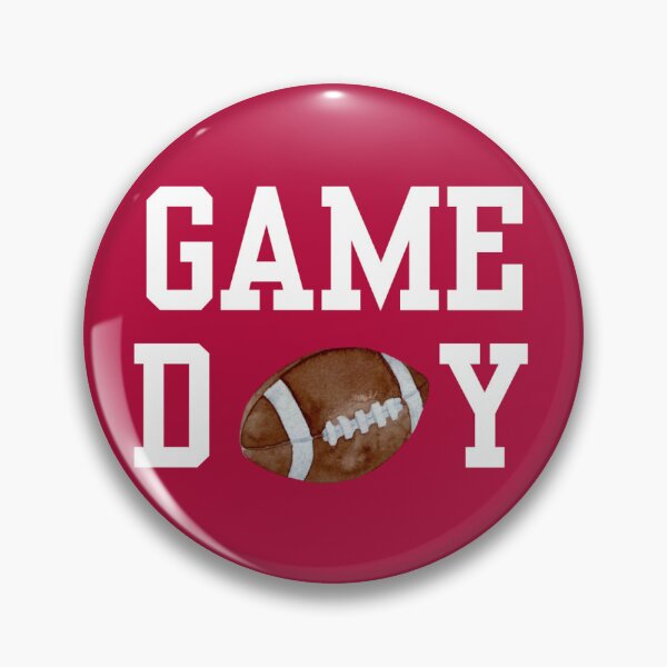 Item preview, Alabama Football Pin Button designed and sold by Kickoff Buttons.