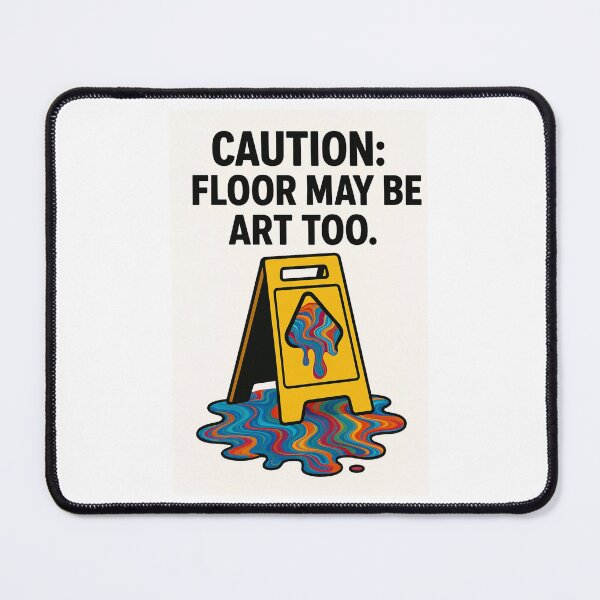 Item preview, Caution: Floor may be art too designed and sold by PourtionOfArt.