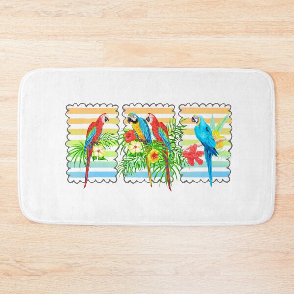 Item preview, Tropical Birds Design with Vintage Ocean Sunset | Retro Beach Vibes & Island Style designed and sold by Sun Sand & Sea Art.