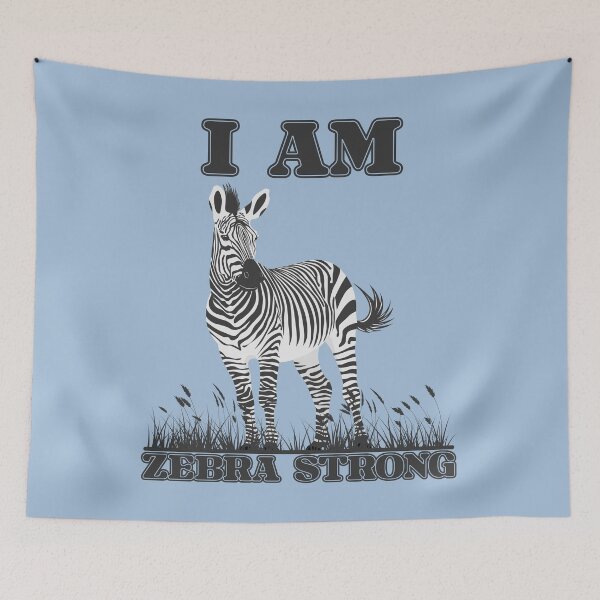 Item preview, Zebra Fierce - Ehlers-Danlos Syndrome Awareness Design designed and sold by Jesabee Designs.