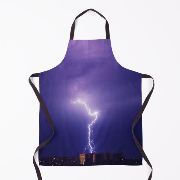 Item preview, Urban Power Surge - Dynamic Lightning Bolt Over Cityscape designed and sold by Luminari Creations.