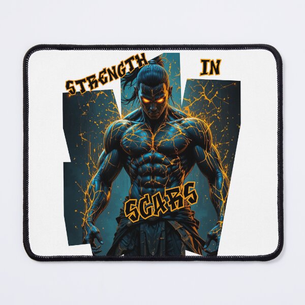 Item preview, Strength in Scars – Warrior Empowerment designed and sold by TheCleverSkull.