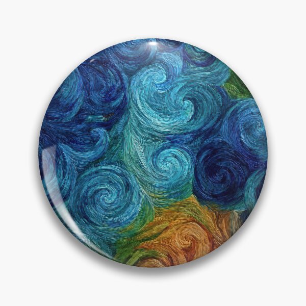 Item preview, Swirling Abstract Color Pattern designed and sold by HausKatz.