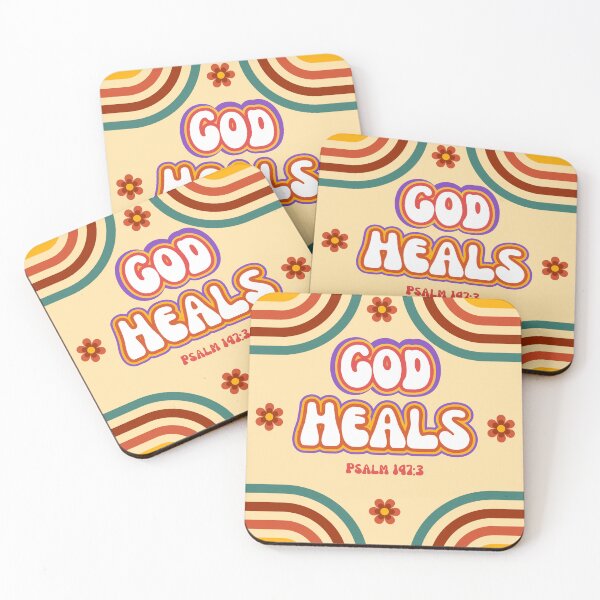 Artikelvorschau, Gott heilt im Boho-Stil entworfen und verkauft von Saving Grace Design & Printing.