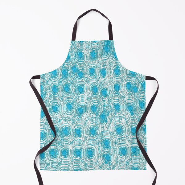 Item preview, Between the Lines-Retro Abstract Blue and White Geometric Pattern designed and sold by PVTCreations.