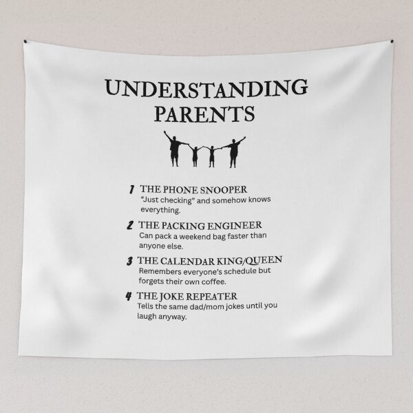 Item preview, Life with Parents – Hilarious Parenting Humor designed and sold by PsyFlow35.