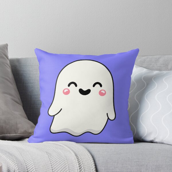 Item preview, Cute and Adorable Kawaii Halloween Smiling GHOST designed and sold by DibujandoPorfa.