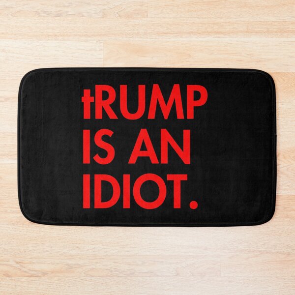 Item preview, tRump is an idiot (revolution red) designed and sold by Thelittlelord.