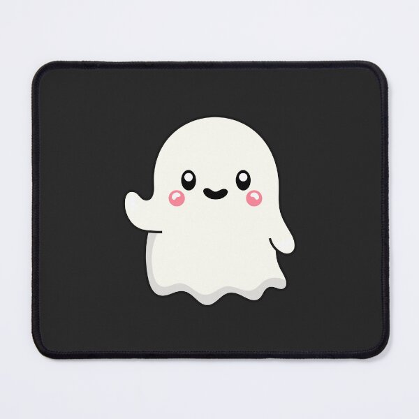 Item preview, Cute and Adorable Kawaii Halloween WAVING GHOST designed and sold by DibujandoPorfa.