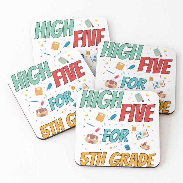 Item preview, High Five For 5Th Grade designed and sold by Cotton Mine.