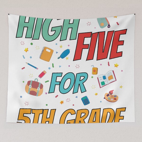 Item preview, High Five For 5Th Grade designed and sold by Cotton Mine.