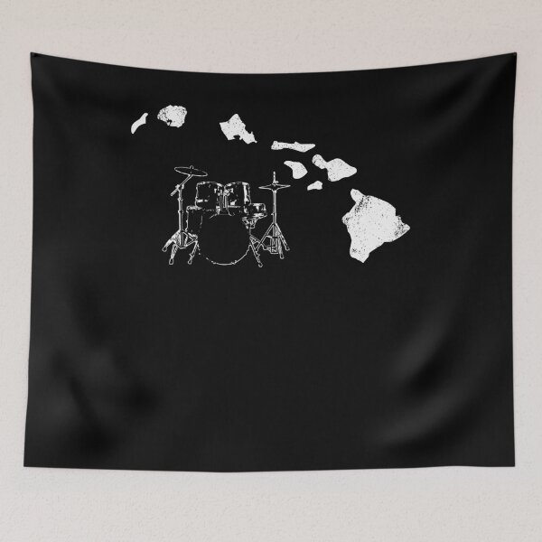 Item preview, Hawaii Drummer Tshirt designed and sold by shoppzee.