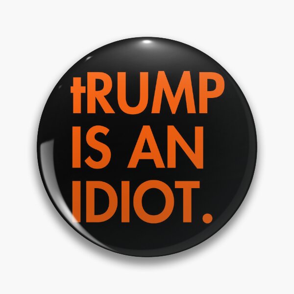 Item preview, tRump is an idiot (prison orange) designed and sold by Thelittlelord.