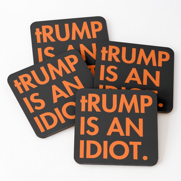 Item preview, tRump is an idiot (prison orange) designed and sold by Thelittlelord.