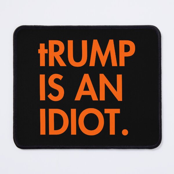 Item preview, tRump is an idiot (prison orange) designed and sold by Thelittlelord.