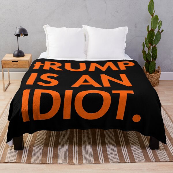 Item preview, tRump is an idiot (prison orange) designed and sold by Thelittlelord.