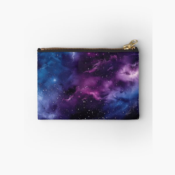 Item preview, Purple blue Space galaxy planets and starry night moon  designed and sold by cocomelon168.