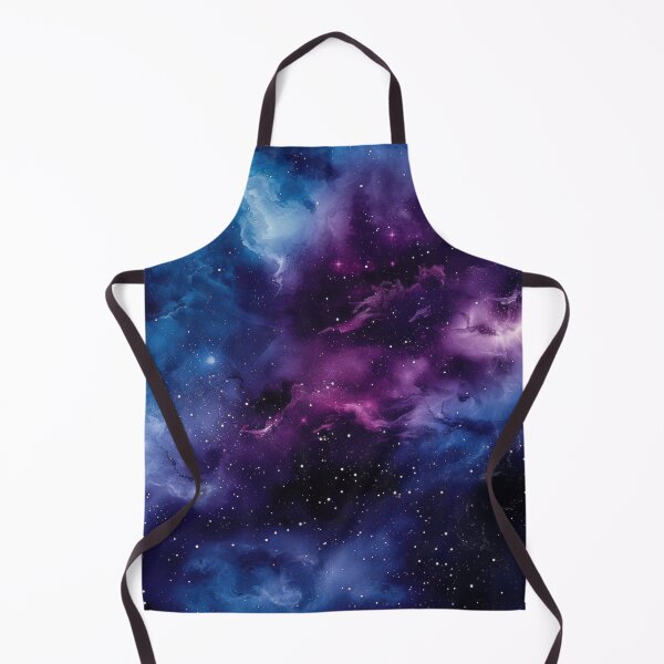Item preview, Purple blue Space galaxy planets and starry night moon  designed and sold by cocomelon168.