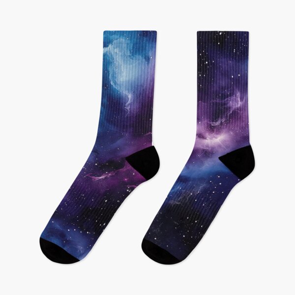 Item preview, Purple blue Space galaxy planets and starry night moon  designed and sold by cocomelon168.