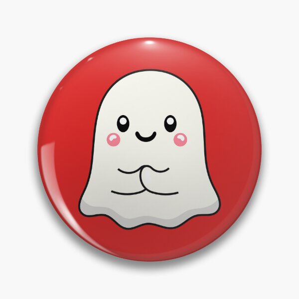 Item preview, Cute and Adorable GHOST thanking Kawaii Halloween designed and sold by DibujandoPorfa.