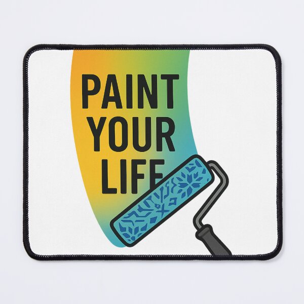 Item preview, Paint Your Life – Motivational Colorful Art Quote T-Shirt & Sticker designed and sold by ZYNORAworld.