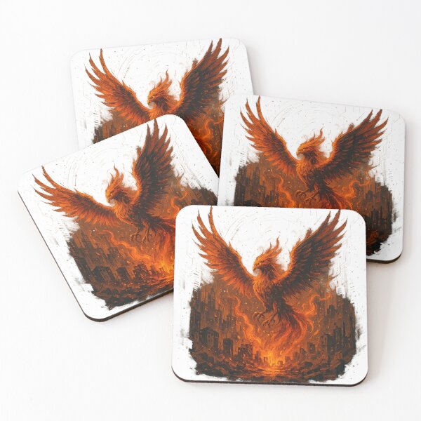 Item preview, Urban Phoenix – Rebirth from the Ashes Graffiti Tee designed and sold by PastimeMastery.