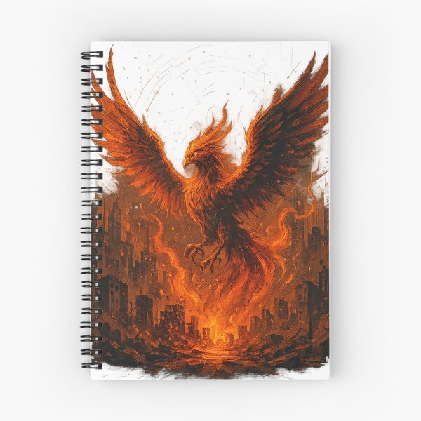 Item preview, Urban Phoenix – Rebirth from the Ashes Graffiti Tee designed and sold by PastimeMastery.