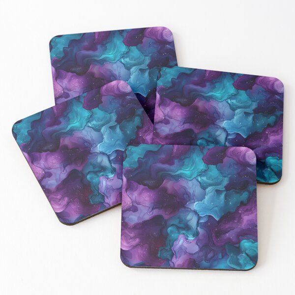 Item preview, Blue purple galaxy nebula cosmic stars- astronomy beautiful marble swirl  designed and sold by cocomelon168.
