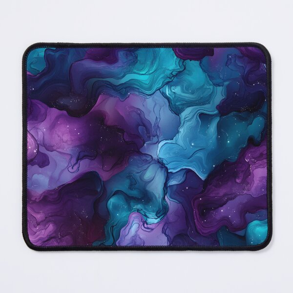 Item preview, Blue purple galaxy nebula cosmic stars- astronomy beautiful marble swirl designed and sold by cocomelon168.