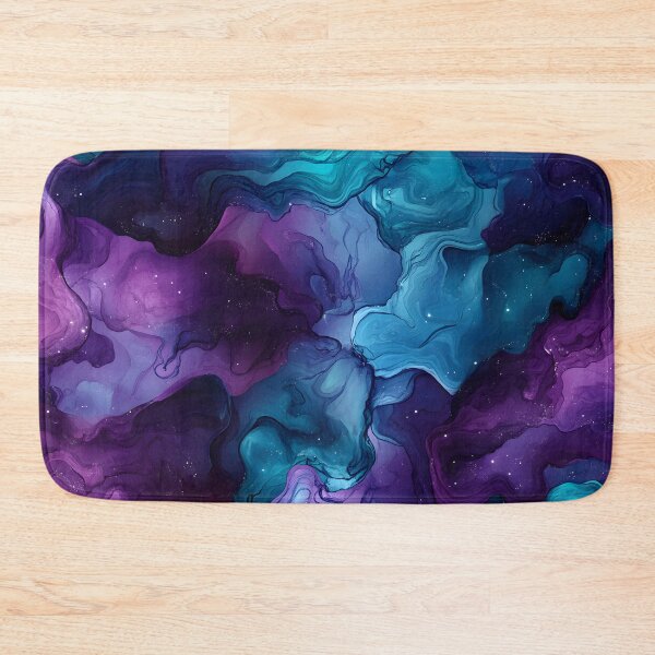 Item preview, Blue purple galaxy nebula cosmic stars- astronomy beautiful marble swirl  designed and sold by cocomelon168.