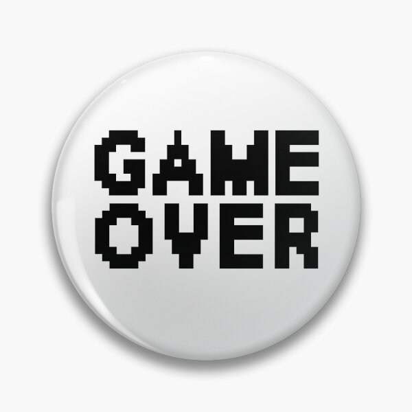Item preview, Game Over in 8-bit Retro Pixel designed and sold by Memes N Lore .