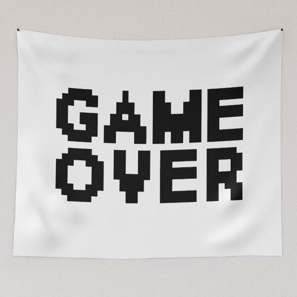 Item preview, Game Over in 8-bit Retro Pixel designed and sold by Memes N Lore .