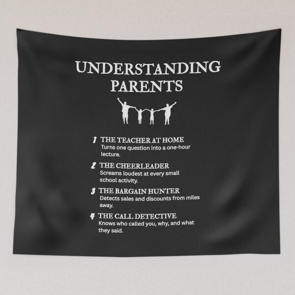 Item preview, Parent Life Explained – Funny Parenting Humor – Black designed and sold by PsyFlow35.