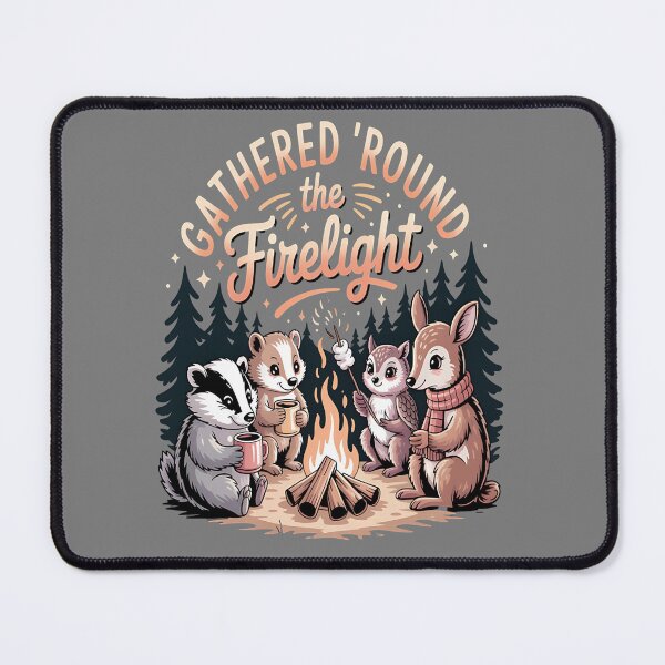 Item preview, cute woodland - fall and winter nature - cozy critters - woodland fox - autumn leaves and animals - winter woodland magic - hibernation animals - rustic cabin vibes - nature lover - cozy fall winter designed and sold by JansenGS.