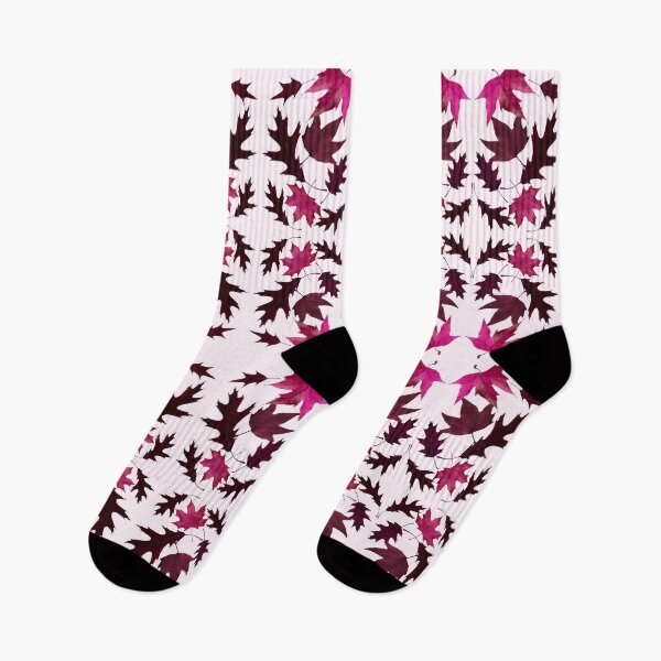 Item preview, Purple tones leaves pattern designed and sold by mariya-ivanova.