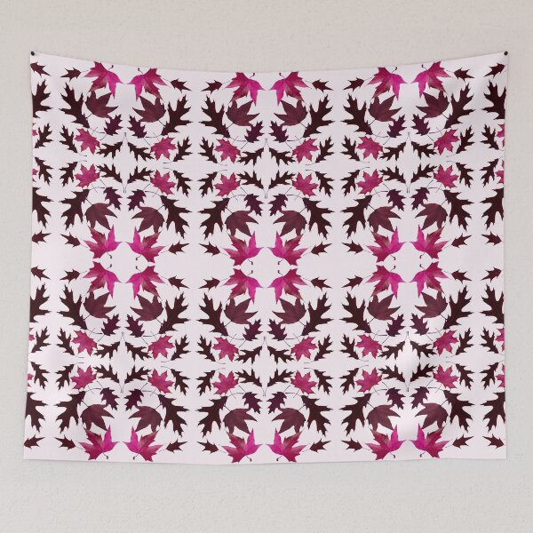 Item preview, Purple tones leaves pattern designed and sold by mariya-ivanova.