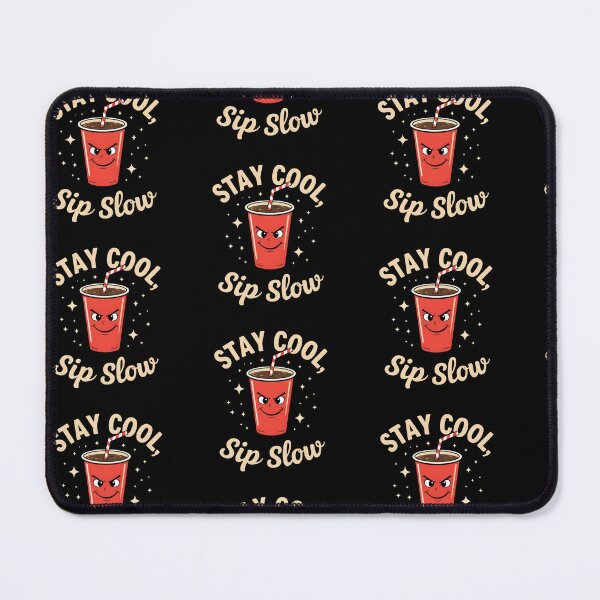 Item preview, Stay Cool and Drink Slowly – Funny Cartoon Tumbler designed and sold by drchzak.
