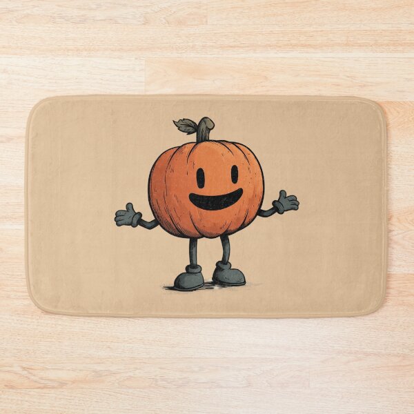 Item preview, Grinning Pumpkin – Vintage Halloween Cartoon designed and sold by Meiersbeste.