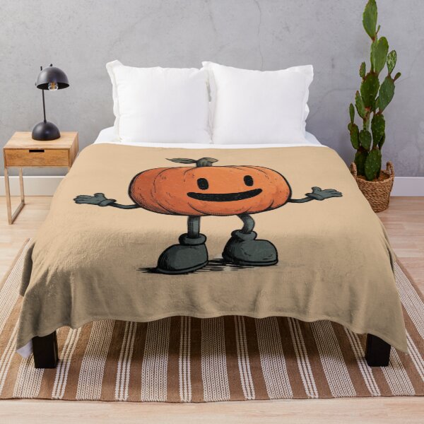 Item preview, Grinning Pumpkin – Vintage Halloween Cartoon designed and sold by Meiersbeste.