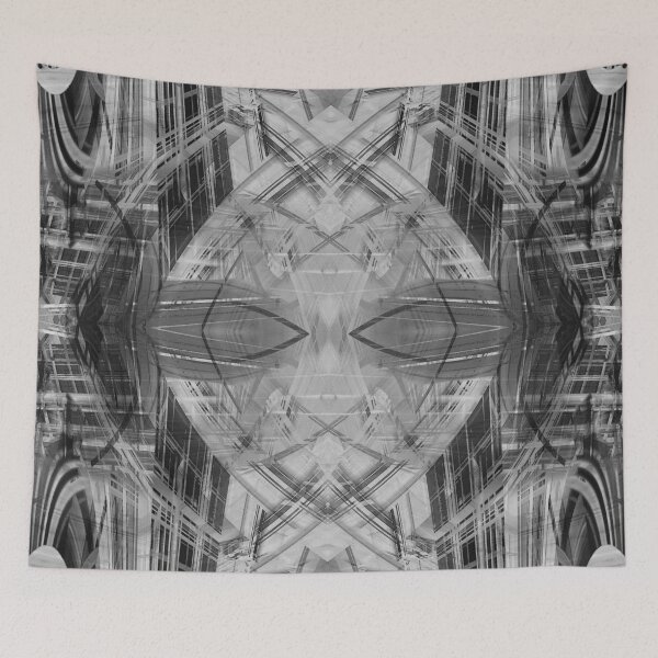 Item preview, Black and white abstract pattern designed and sold by steveball.