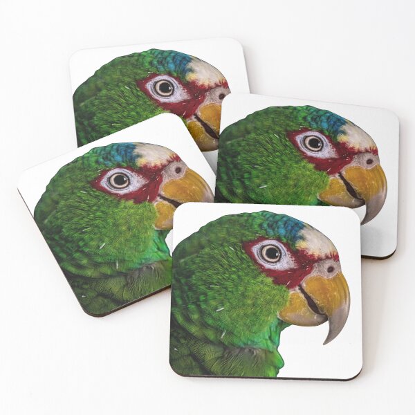 Item preview, Colorful Parrot Portrait – Exotic Bird Art designed and sold by Aurora Prints.