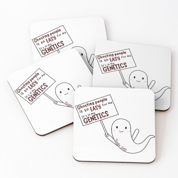 Item preview, Ghosting People is so Easy for me It’s in My Genetics designed and sold by DesignbyOla.