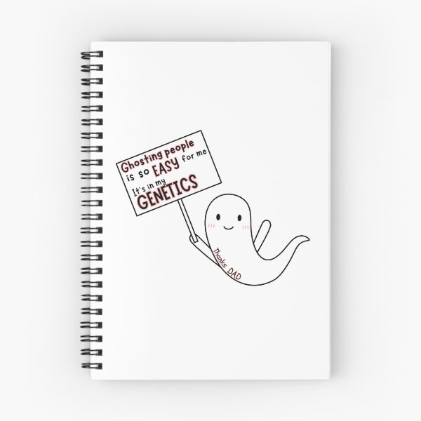 Item preview, Ghosting People is so Easy for me It’s in My Genetics designed and sold by DesignbyOla.