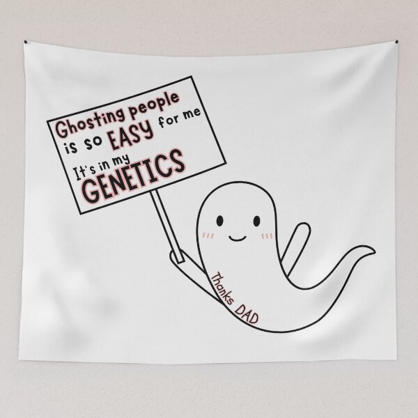Item preview, Ghosting People is so Easy for me It’s in My Genetics designed and sold by DesignbyOla.