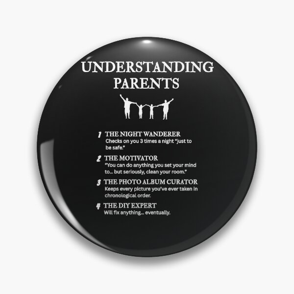 Item preview, The Many Types of Parents – Relatable Family Comedy – Black designed and sold by PsyFlow35.