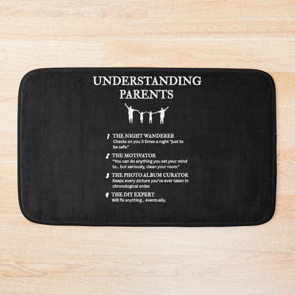 Item preview, The Many Types of Parents – Relatable Family Comedy – Black designed and sold by PsyFlow35.