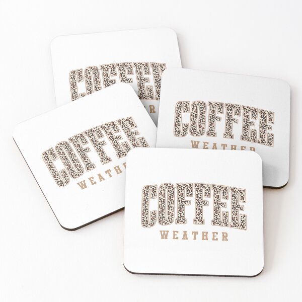 Item preview, Coffee Weather Distressed Typography - Grunge Style Design designed and sold by Colorful-Garden.