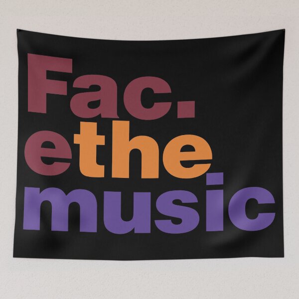 Item preview, Fac.ethemusic -  designed and sold by waltzermitty.