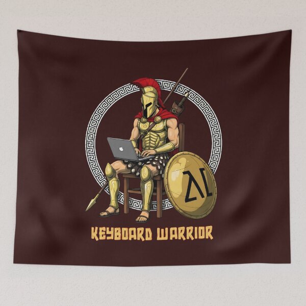 Item preview, Keyboard Warrior – Funny Internet Fighter designed and sold by SidTastic .